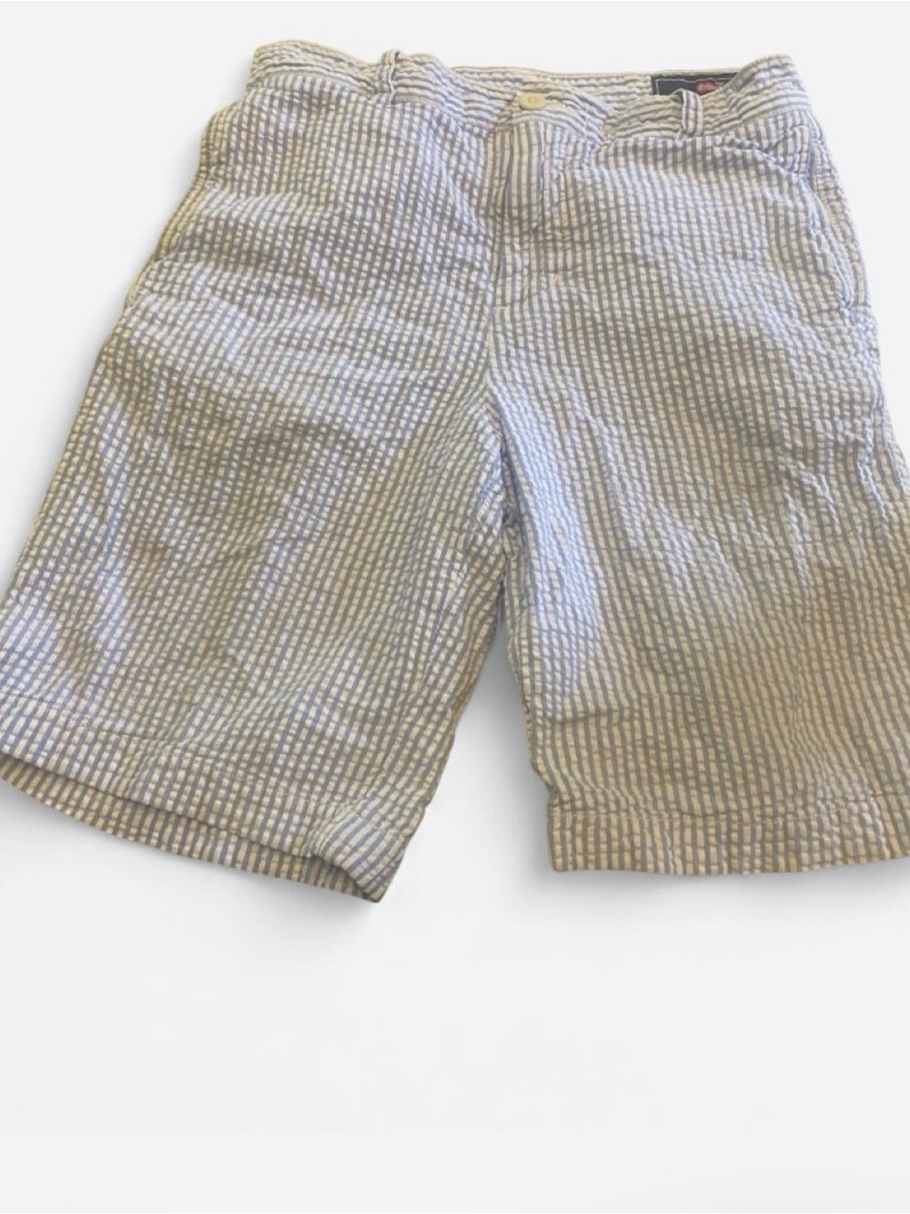 Vineyard vines boys cotton seersucker shorts size 12